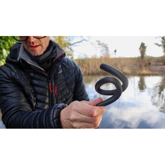 Benzi fixare lanseta Zebco - culoare neagra